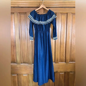 Full Length  Denim Dress